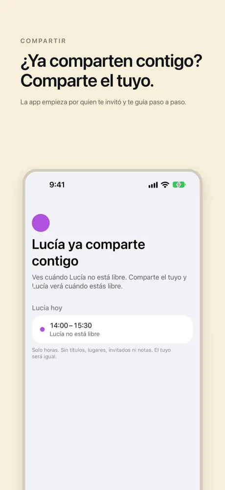 ¿Ya comparten contigo? Comparte el tuyo. La app empieza por quien te invitó y te guía paso a paso.